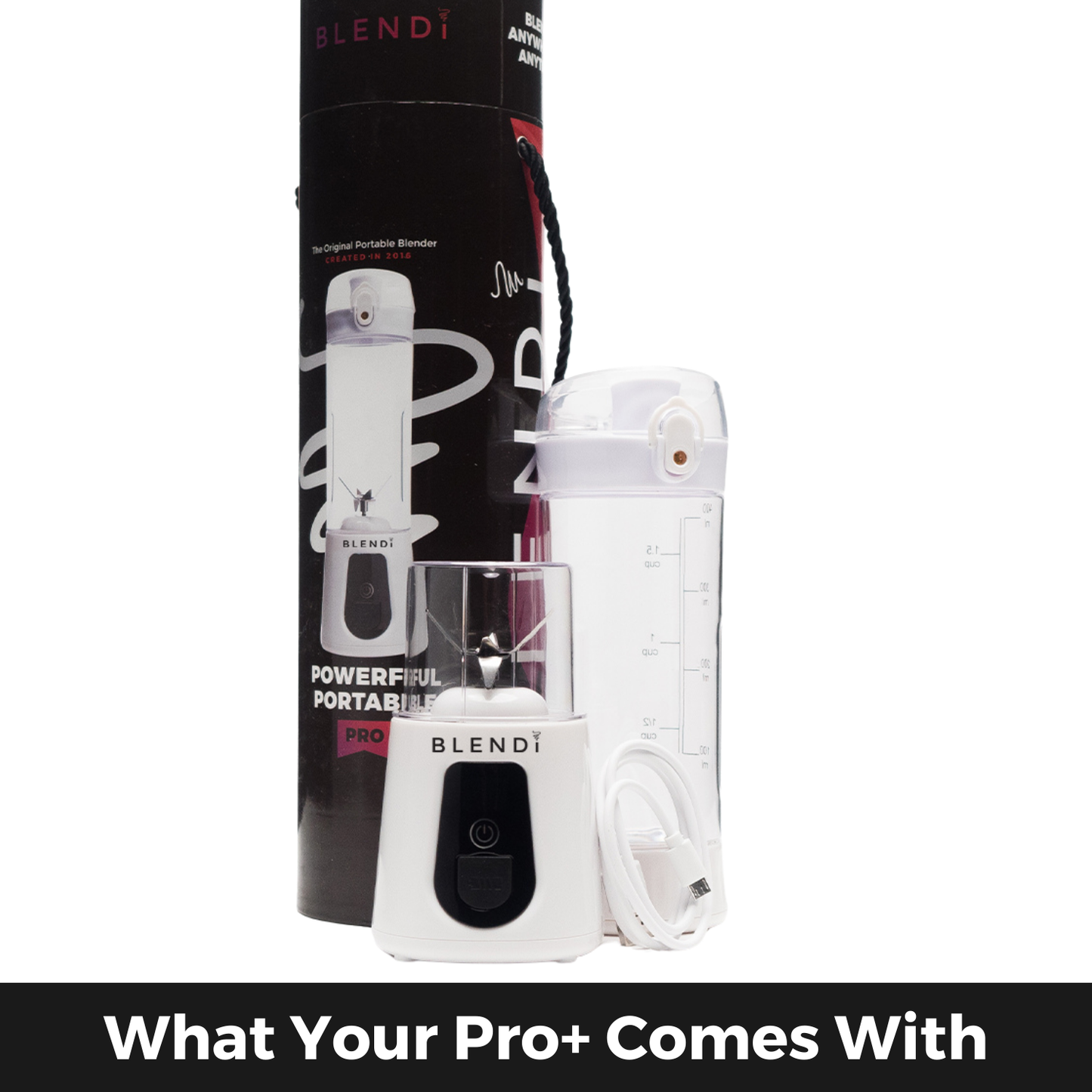 Pro+ Ice Crushing Portable Blender (17oz)