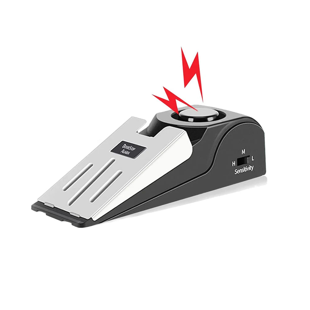 Portable Door Stopper Security Alarm – 120dB Wedge Door Stop