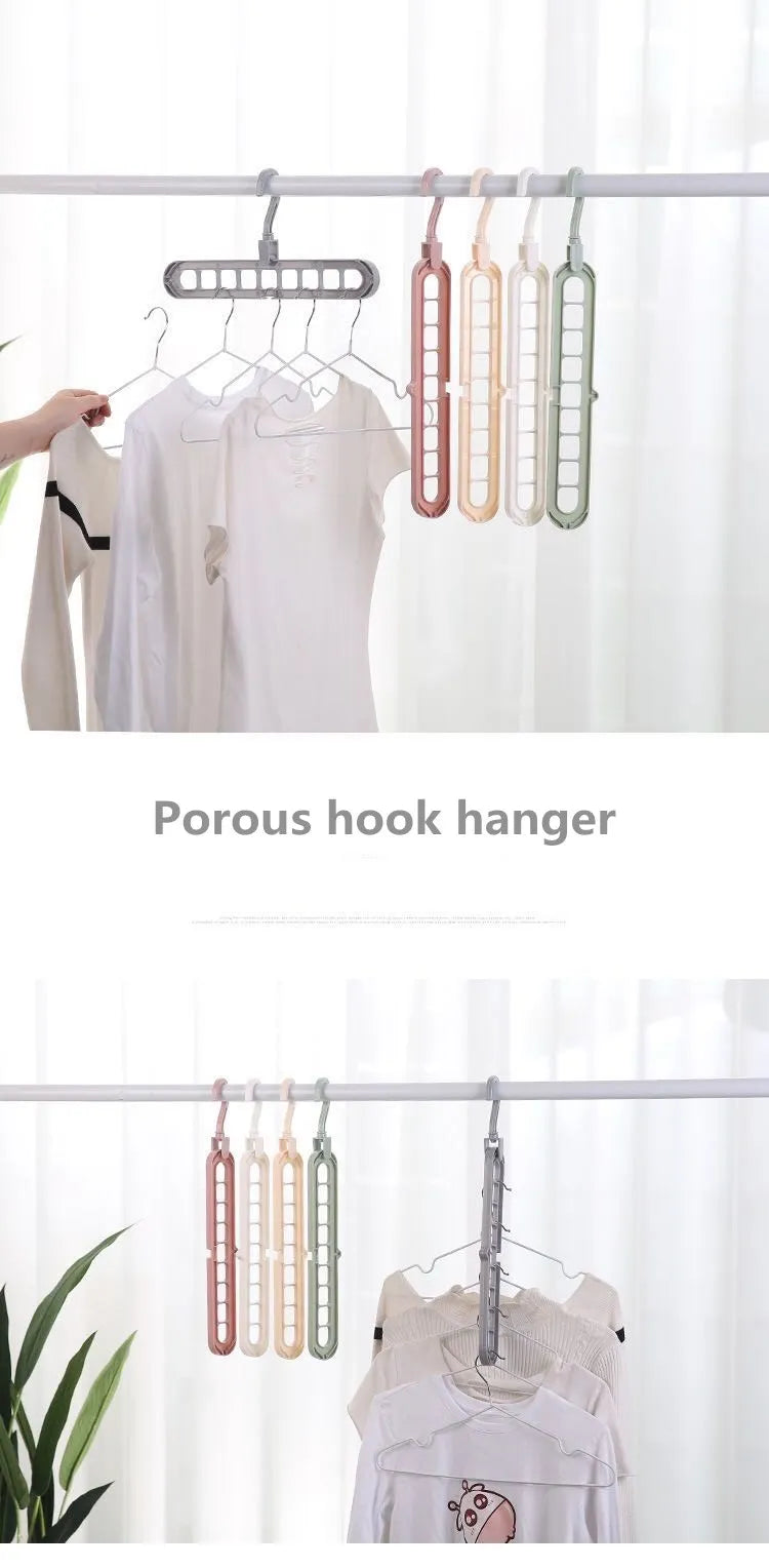 Space-Saving Closet Hanger Organizer
