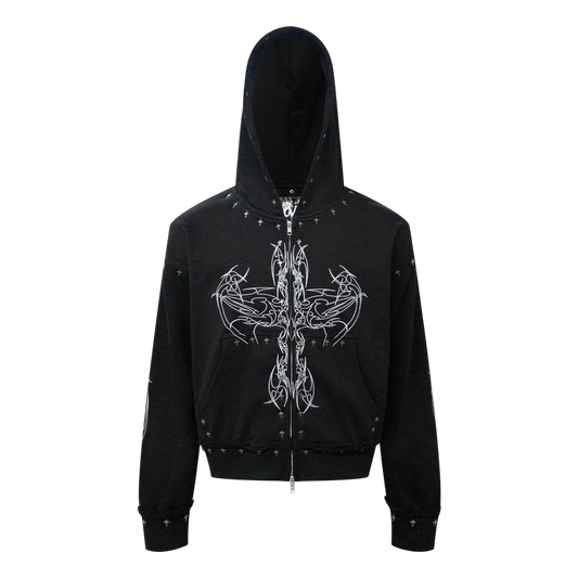 "SHDWANGL" ZIP UP