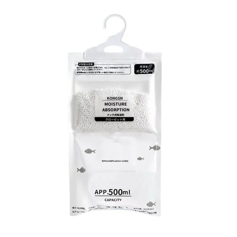 Moisture Absorber Hanging Bags — Wardrobe Dehumidifier