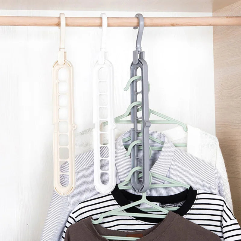Space-Saving Closet Hanger Organizer