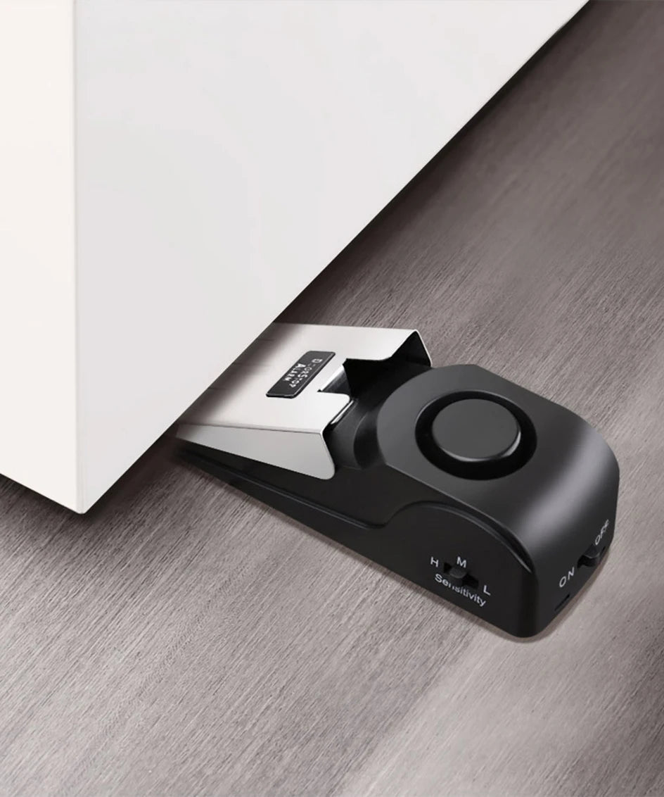 Portable Door Stopper Security Alarm – 120dB Wedge Door Stop